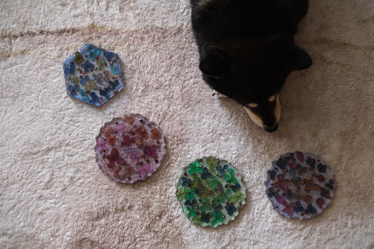 Flower Candle Holder 保鮮花蠟燭墊