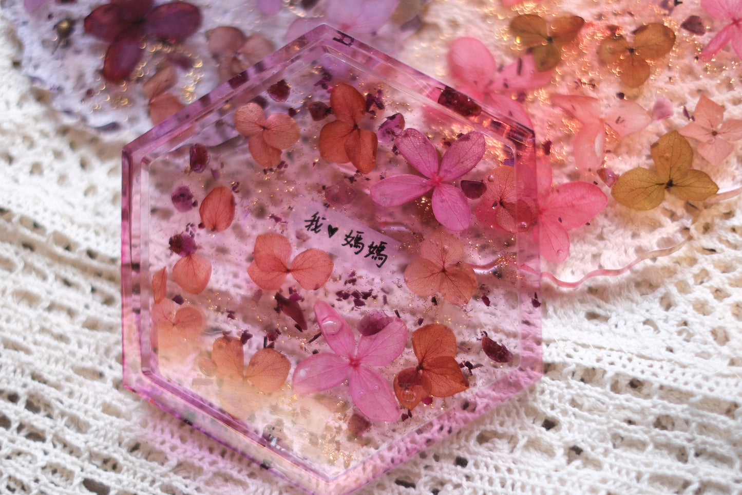 Flower Candle Holder 保鮮花蠟燭墊