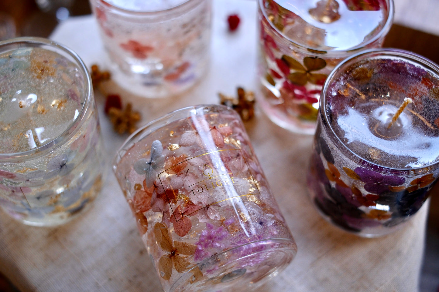 Crystal Flower Candle 水晶花蠟燭